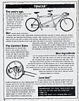 Ibis 1997 Catalog Touche Tandem