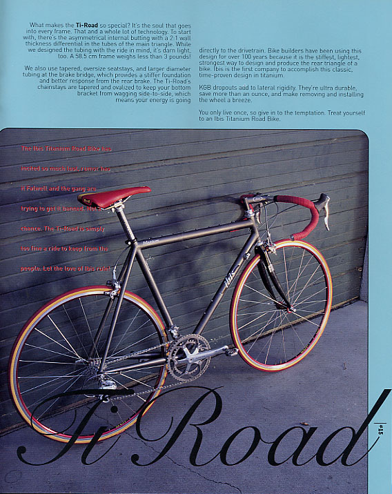 Ibis 1998 Catalog - page 15