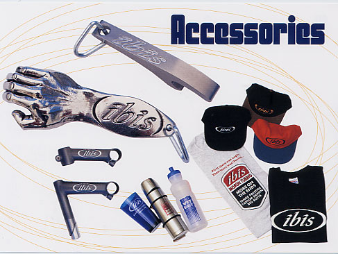 1999 Ibis Accessories - front