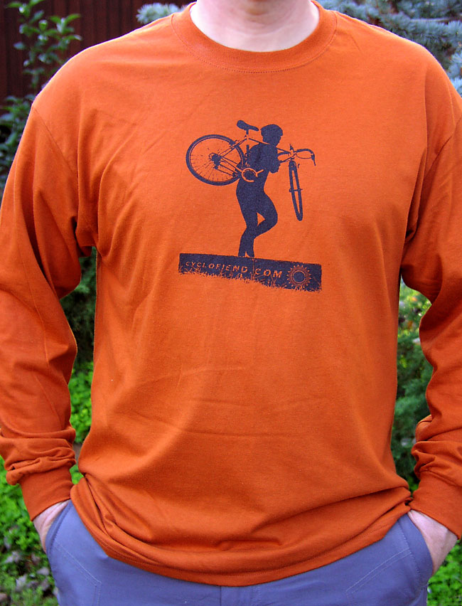 Cyclofiend.com T-Shirt - Front