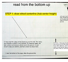 Step 1 - Draw the Wheel Centerline