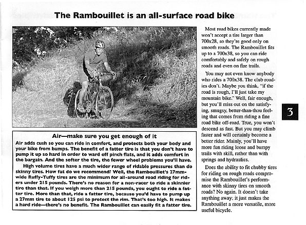 Rivendell Rambouillet Flyer