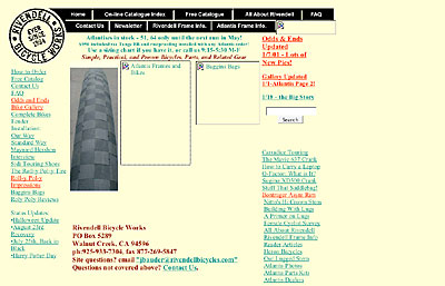 Rivendell Website circa 2000