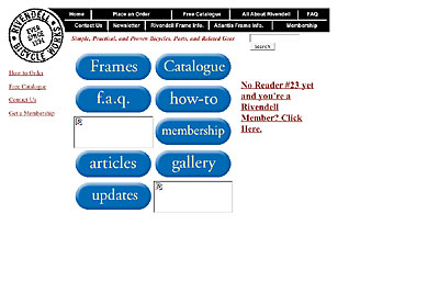 Rivendell Website circa 2001