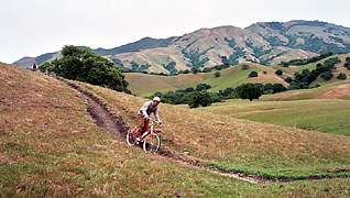 Tetsu from Toyo on Mt. Diable Singletrack