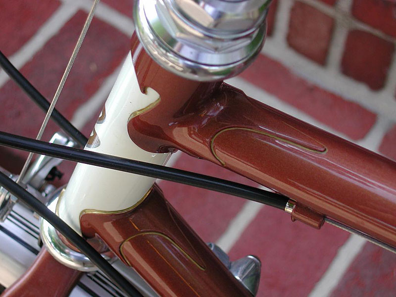 Bilenky 2005 Signature Midland Touring - headtube detail