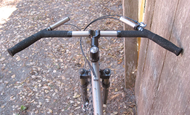 Bontrager Ti Lite - cockpit view