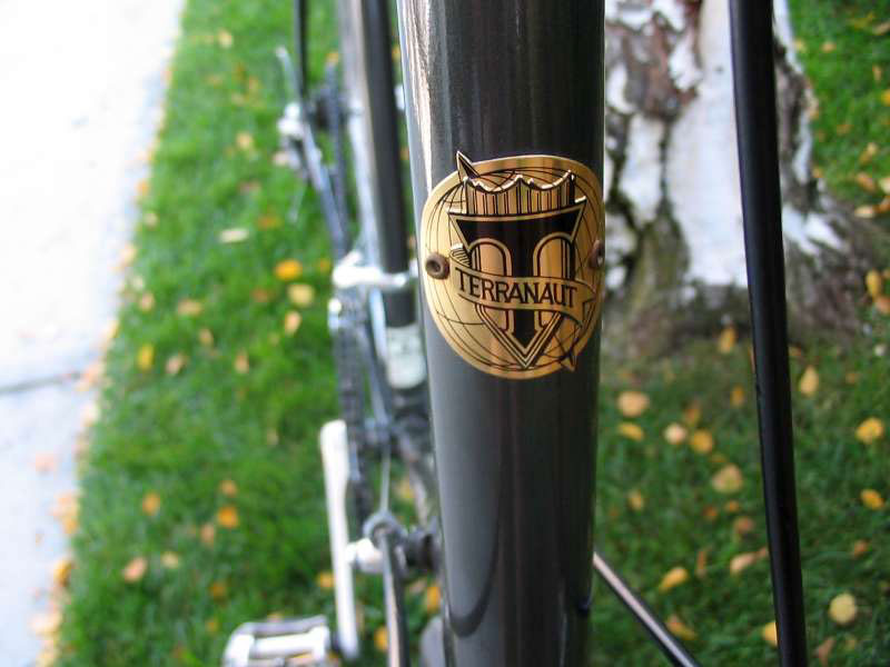 Terranaut Bicycle - headbadge detail