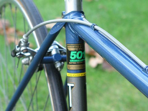 Trek 500 - seat cluster detail