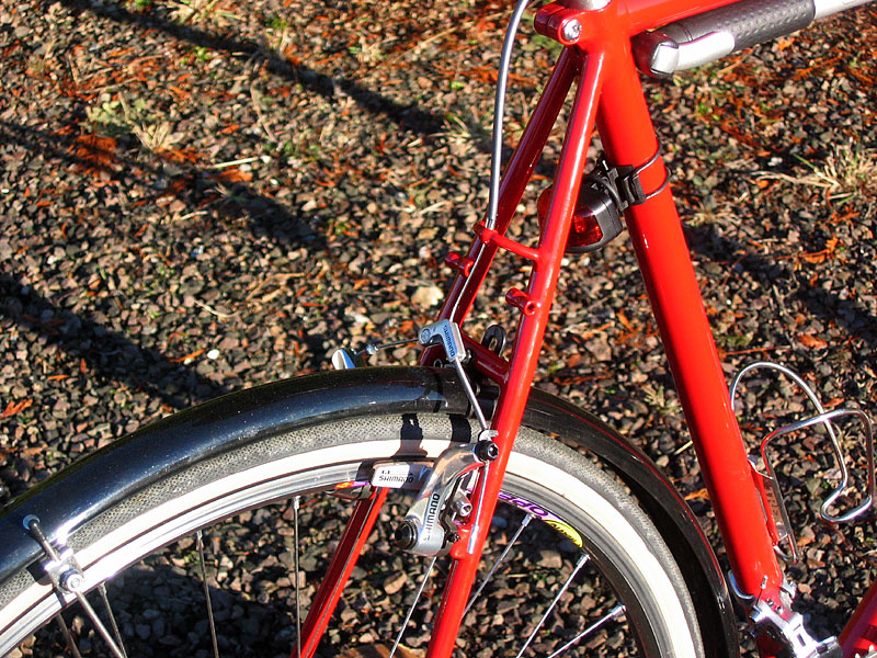 Bianchi Volpe - rear brake & fender