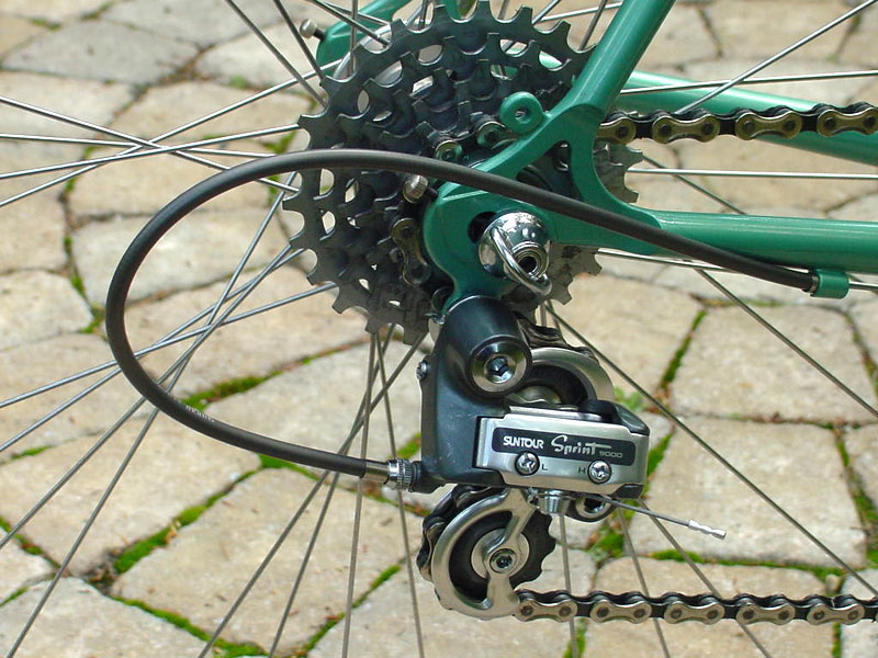 Rivendell Custom 54 cm - rear derailleur detail