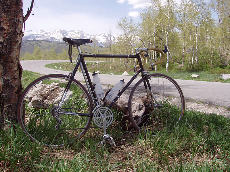 1976 Gitane Racing Team - mountain backdrop