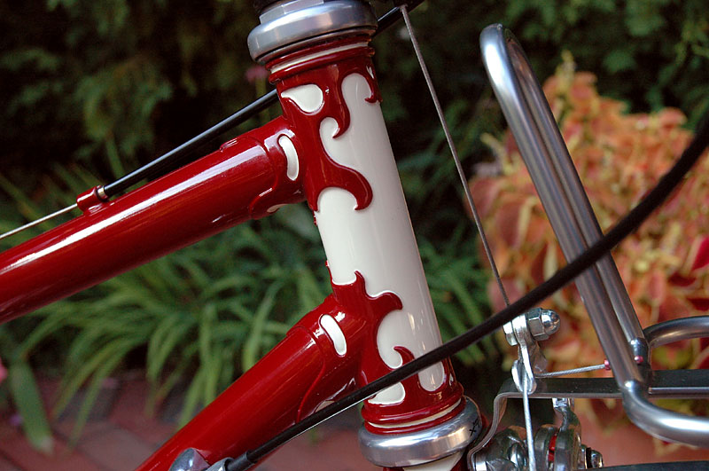 Rivendell Glorious - headtube lugs detail