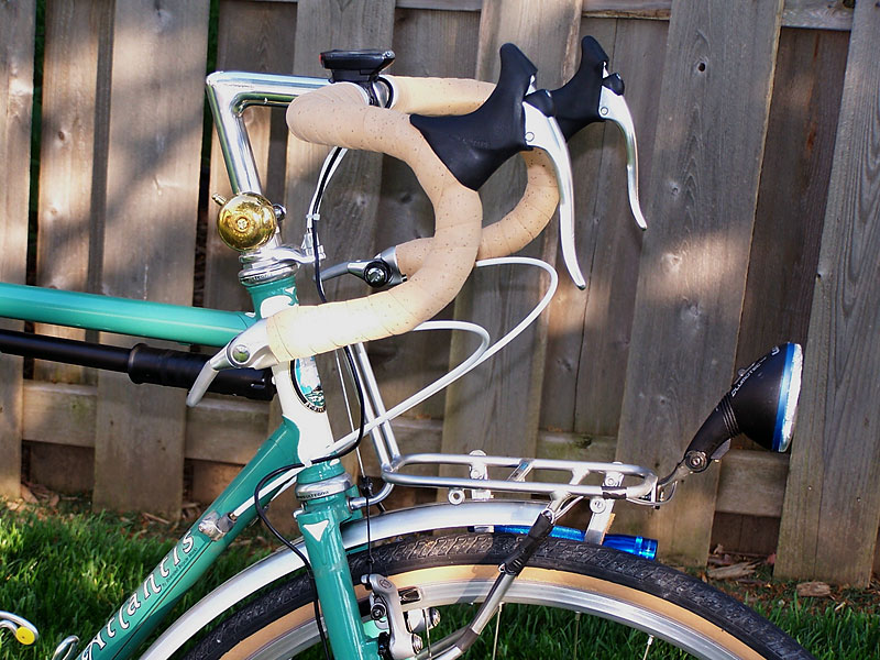 Rivendell Atlantis - headtube & front rack