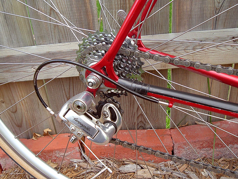 Bianchi Veloce - derailleur and rear hub