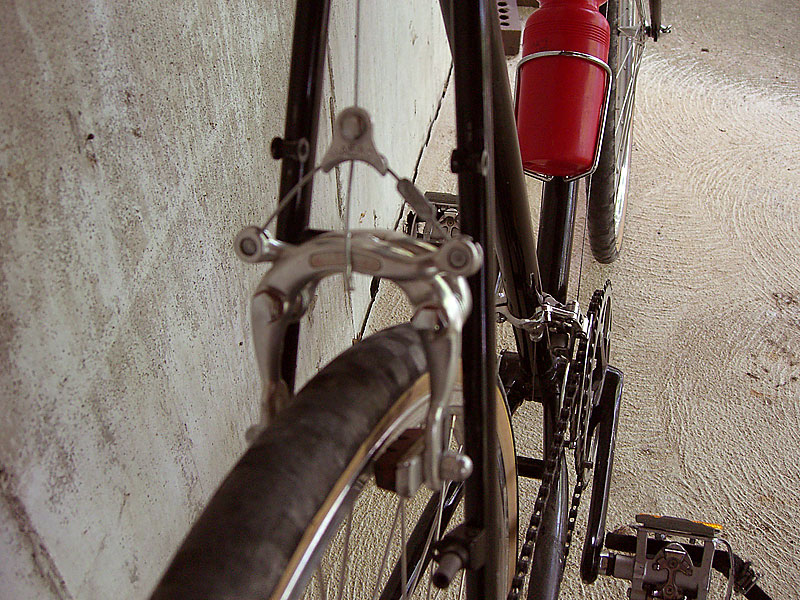 Trek 850 - 650B Conversion - rear brake detail