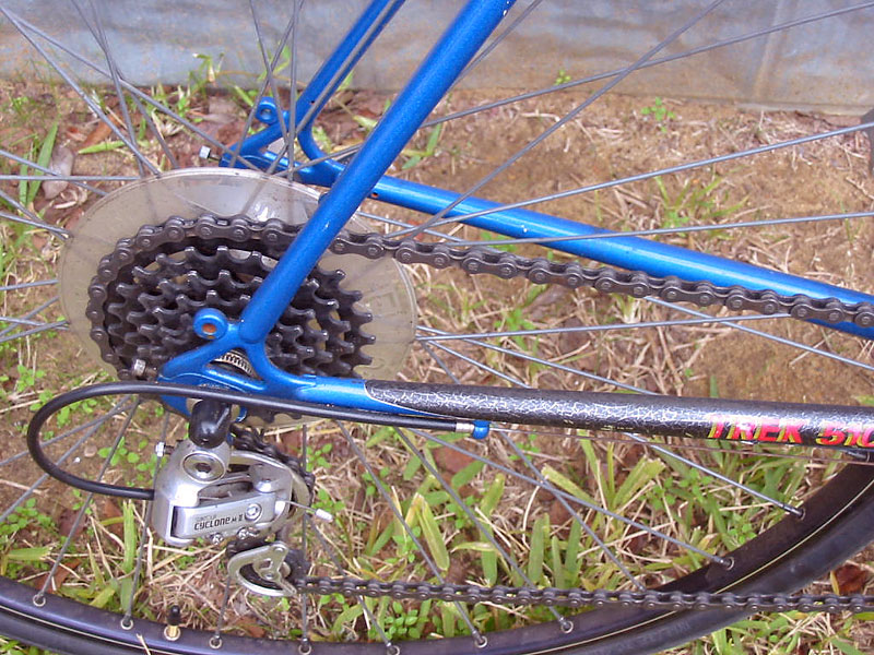 Trek 510 - drivetrain detail