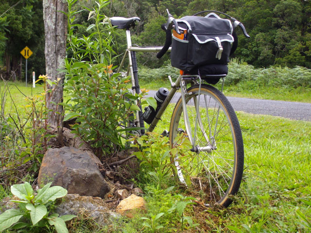 Raleigh 650B Conversion - front angled view