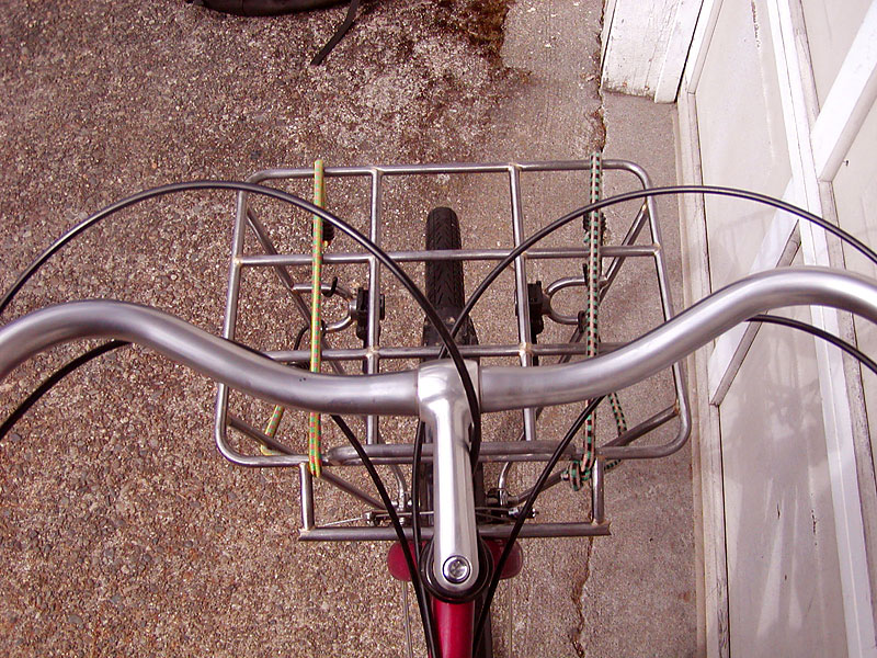 Nashbar Tandem - cockpit view