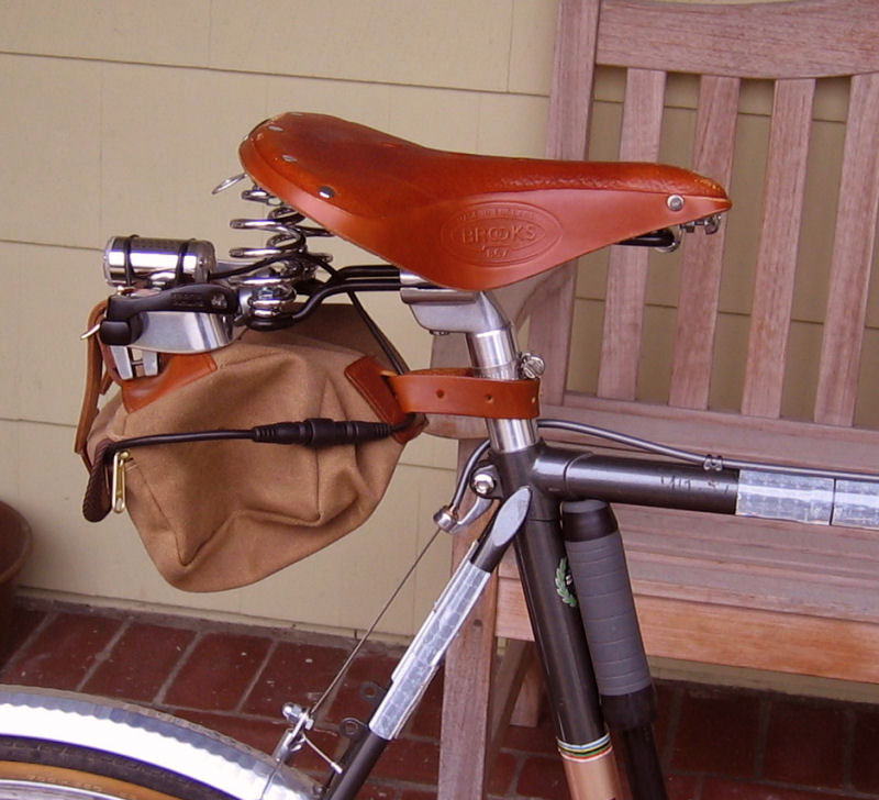 Fuji Touring Series IV - saddle & lighting detail