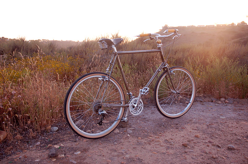 Rivendell Protovelo - on the trail at sunset