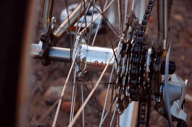 Rivendell Protovelo - rear hub detail