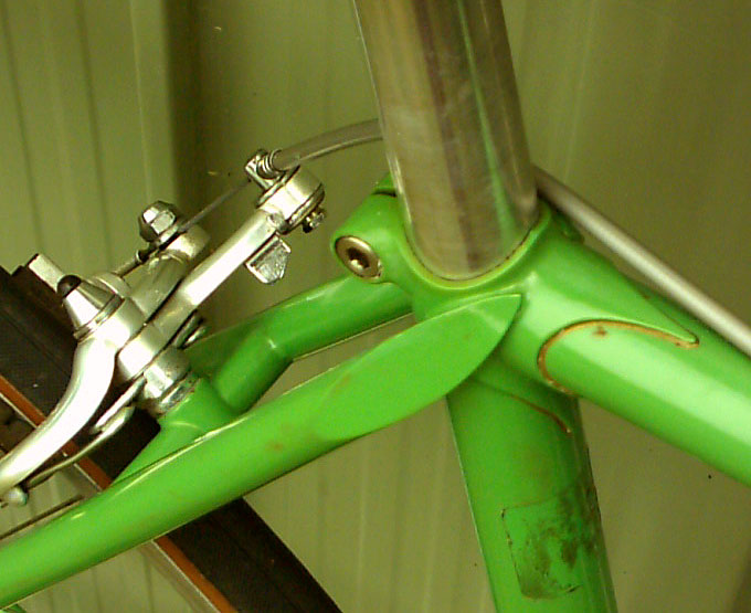 Mercian  Road - seat lug detail