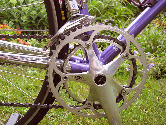 Marinoni - crankset detail