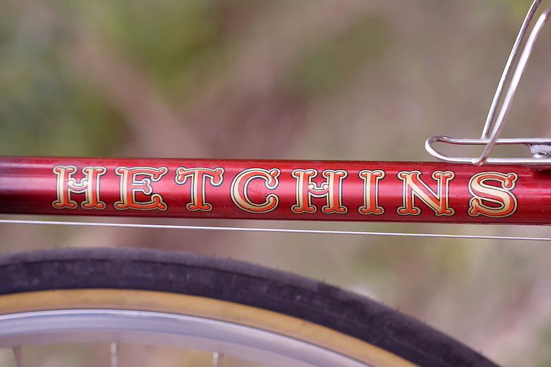 Hetchins Magnum Opus - downtube decal detail