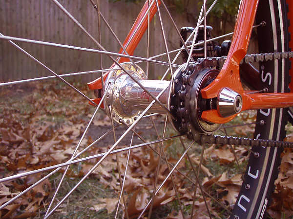 Bontrager mtb - rear hub detail