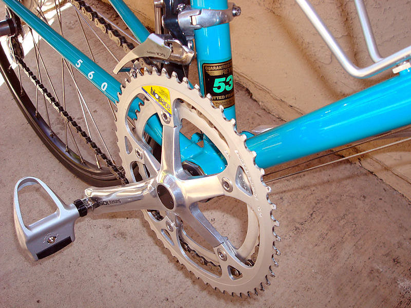 Trek 560 - chainring detail