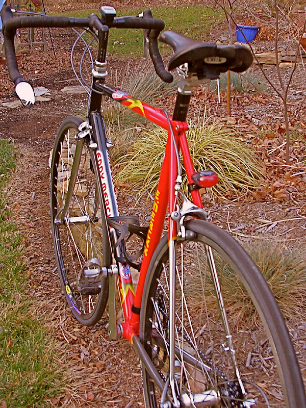 Eddy Merckx - rear angle view