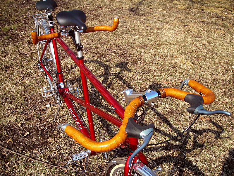 Burley Duet Tandem - top down view