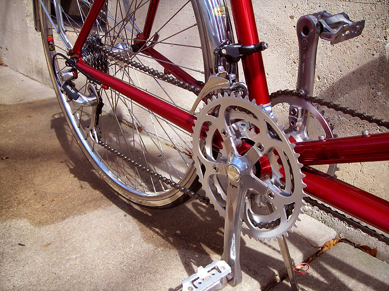 Burley Duet Tandem - drivetrain detail