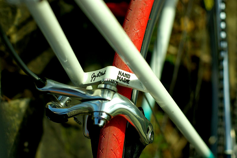 Greg Lemond Maillot Juane - brake bridge detail