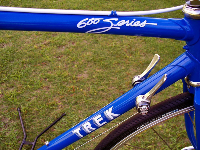 Trek 600 - downtube detail