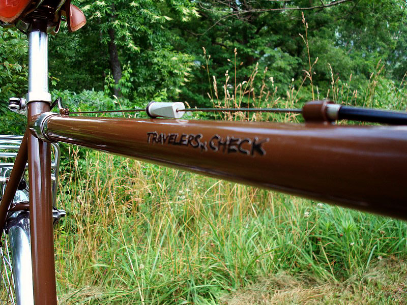 Surly Travelers Check - top tube coupler and cable