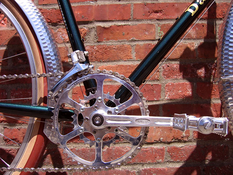 Davidson 650B Rando - Stronglight Crank detail