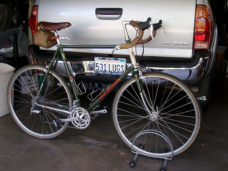 Bob Jackson - side view with the world's best license plate