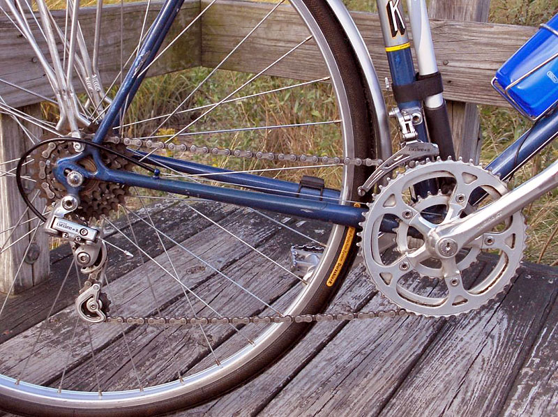 Trek 614 - drivetrain detail