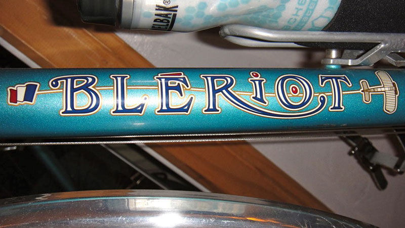 Rivendell Bleriot - Downtube detail