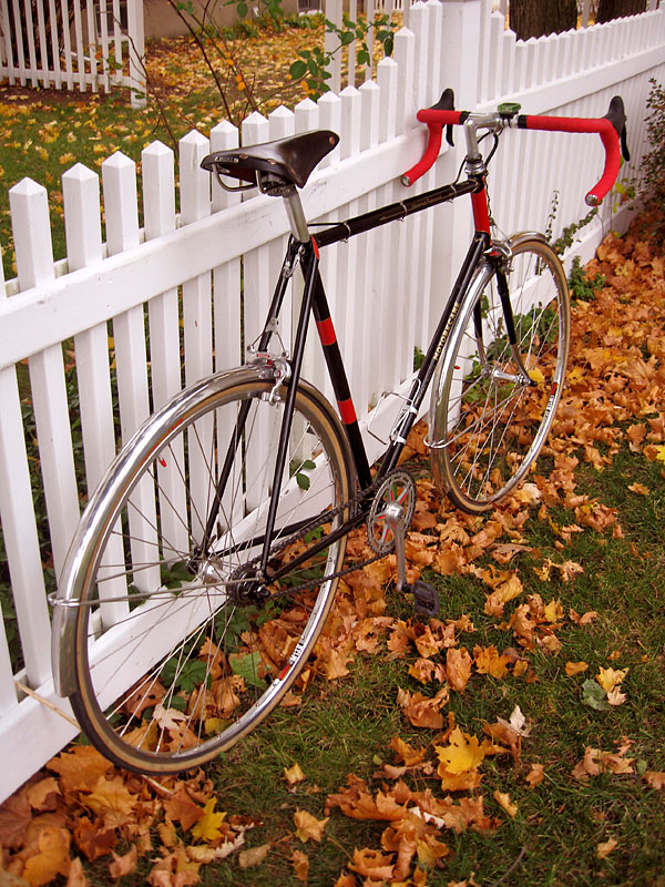 Motobecane Grand Record - rear angled view