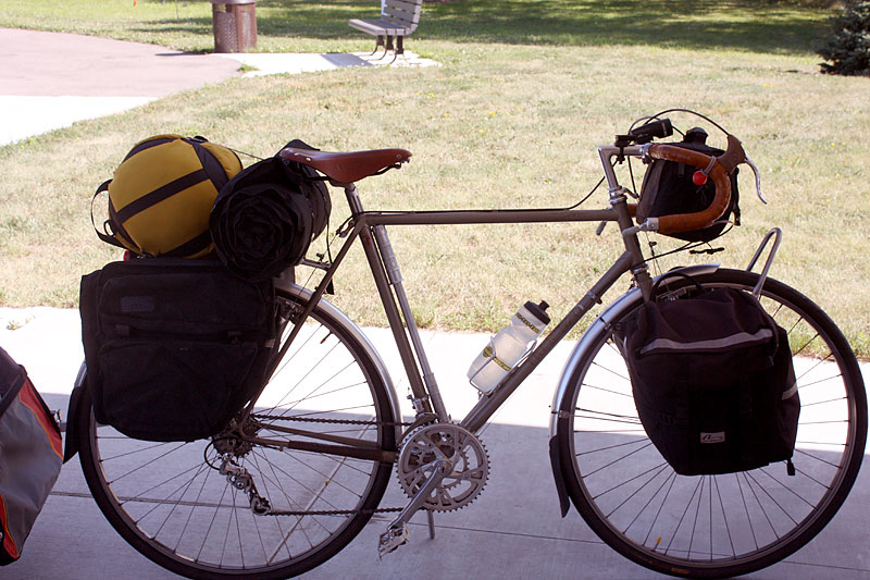 Trek 520 - Loaded for Touring