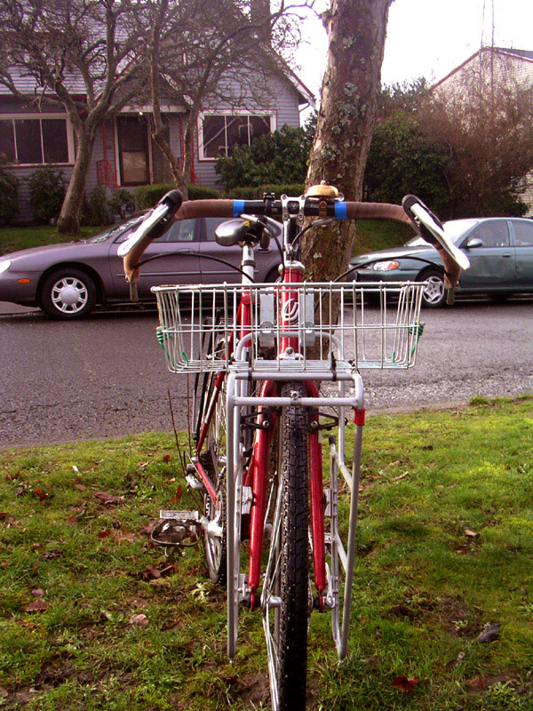 Readbear the Camping Bike - head on view