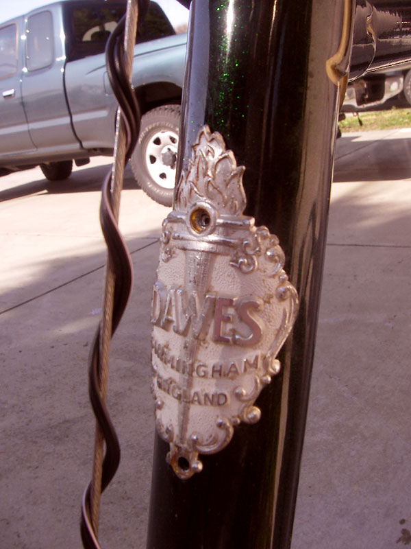 Dawes Galaxy - Headbadge Detail