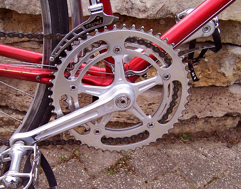 Motobecane - crankset detail