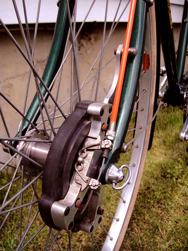 Rodriguez Tandem - Phil Wood Brake detail