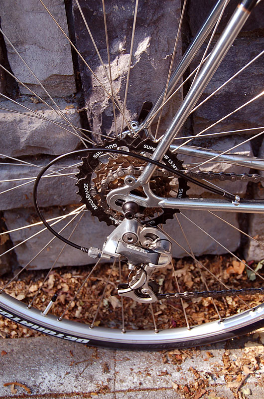 Raleigh Commuter - gearing detail