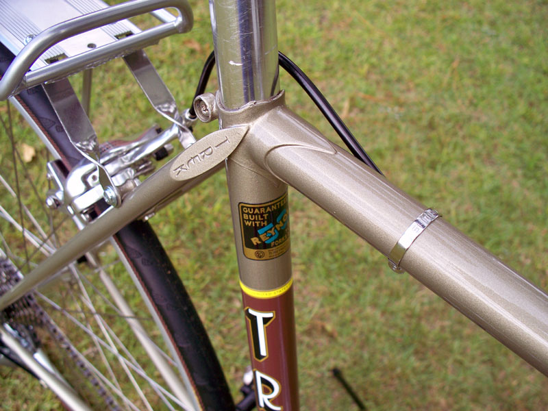 Trek 620 - seat lug detail