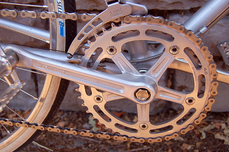 Schwinn Superior - Dura-Ace Crankset detail